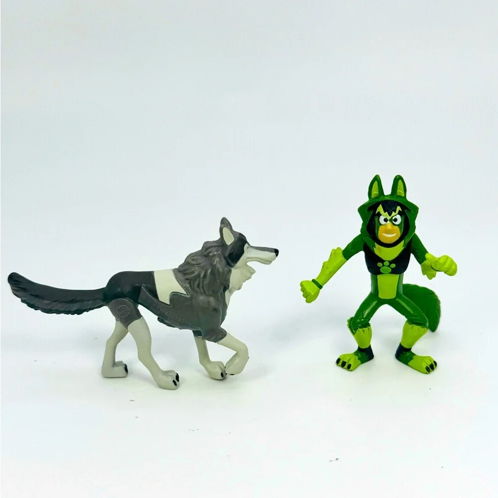 Wild Kratts Wolf Creature Chris 2pc Lot Figure 2014 Wicked Cool Toys
